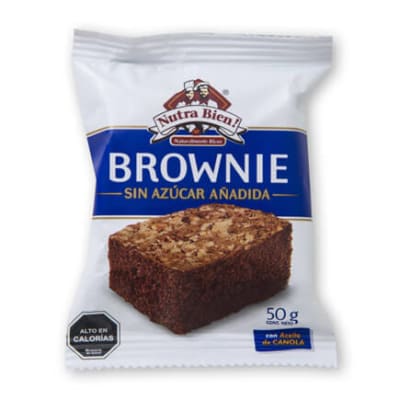 BROWNIE SIN AZÚCAR NUTRABIEN 50GR1