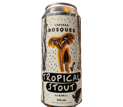 CERVEZA BOSQUES TROPICAL STOUT 473cc1