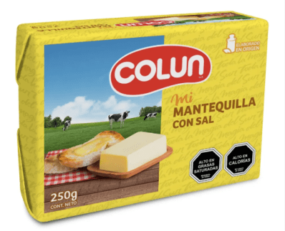 MANTEQUILLA COLÚN CON SAL 250GR1