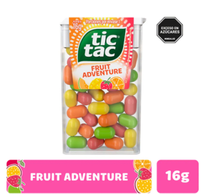 TIC TAC DIVERSIÓN FRUTAL 16GR1