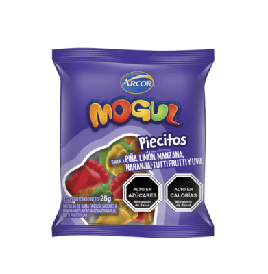 GOMITAS MOGUL PIECITOS 25GR1