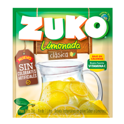 ZUKO LIMONADA CLÁSICA 20GR1