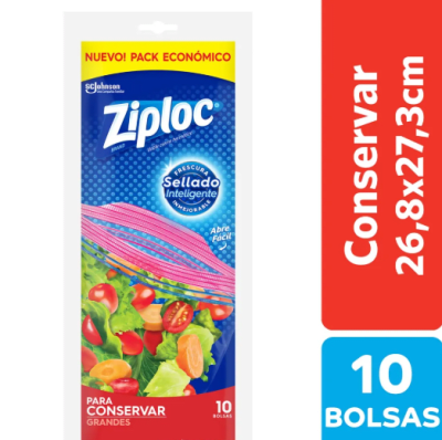 BOLSAS ZIPLOC GRANDE 10UNI.1