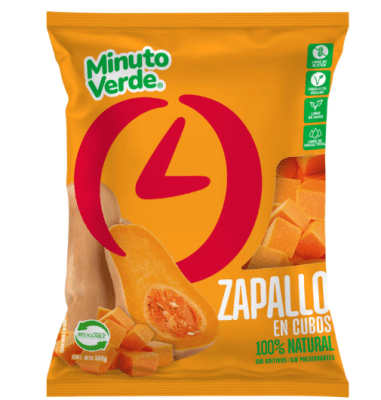 ZAPALLO EN CUBOS MINUTO VERDE 500GR1