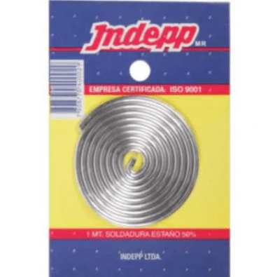 SOLDADURA ESTAÑO 1MT INDEPP1