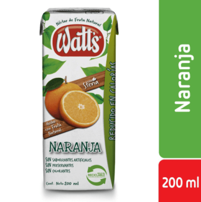 JUGO WATTS NARANJA 200ML1