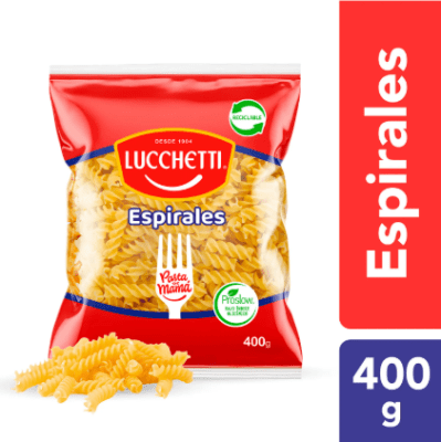 ESPIRALES LUCCHETTI 400GR1