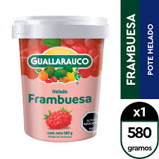 POTE HELADO GUALLARAUCO FRAMBUESA 580G1