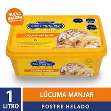 HELADO SAN FRANCISCO LUCUMA MANJAR 1L1