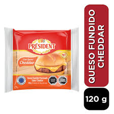 QUESO CHEDDAR PRESIDENT 120GR1