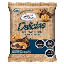 GALLETA DELICIAS RELLENO CHOCOLATE 220GR1