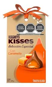 CHOCOLATES HERSHEY'S KISSES CARAMELO 110GR.1