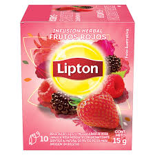 INFUSIÓN HERBAL FRUTOS ROJOS LIPTON 10U1