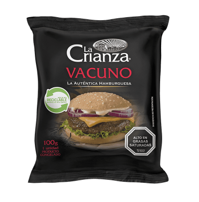 HAMBURGUESA DE VACUNO LA CRIANZA 150GR.1
