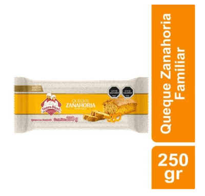 QUEQUE ZANAHORIA NUTRABIEN 250GR1