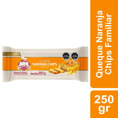 QUEQUE NARANJA CHIPS NUTRABIEN 250GR1