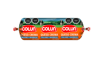 QUESO CREMA COLÚN SALAME MORRÓN 100GR1