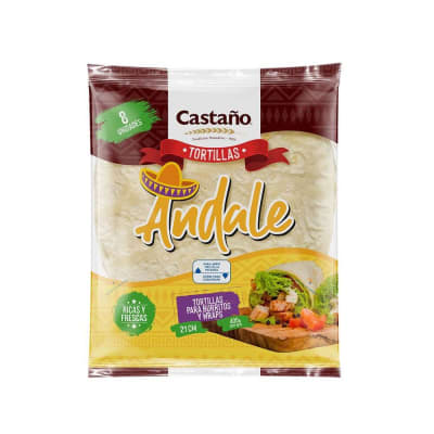 TORTILLA ANDALE CASTAÑO BURRITOS 400GR1