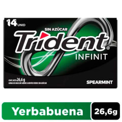 CHILE TRIDENT INFINIT YERBABUENA 26.6GR.