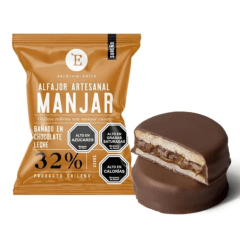 ALFAJOR MANJAR ENTRELAGOS 45GR.