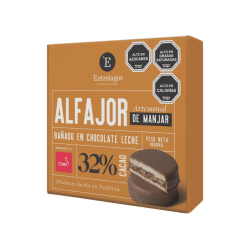 ALFAJORES MANJAR 4 UNID. ENTRELAGOS 180GR.