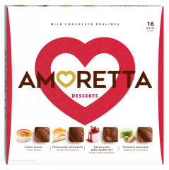 BOMBONES DE CHOCOLATE AMORETTA DESSERTS 106g