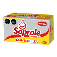 MANTEQUILLA CON SAL SOPROLE 250GR