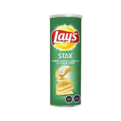 PAPAS FRITAS LAYS STAX CEBOLLA 134g