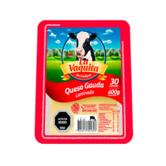 QUESO GAUDA LAMINADO LA VAQUITA 400GR