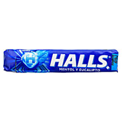 HALLS MENTOL Y EUCALIPTO 25GR.