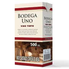 VINO EN CAJA BODEGA UNO TINTO 500ML