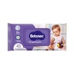 TOALLITAS HUMEDAS BABYSEC PREMIUM 45UN
