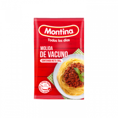 CARNE MOLIDA VACUNO MONTINA 250GR