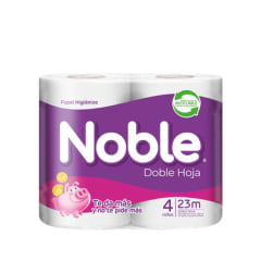 PAPEL HIGIENICO NOBLE 4 ROLLOS