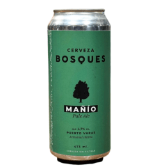 CERVEZA BOSQUES PALE ALE MAÑIO 473CC