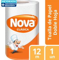 TOALLA NOVA CLÁSICA 1 ROLLO.