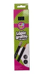LÁPIZ GRAFITO HB CON GOMA ARTE TOP