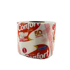 PAPEL HIGIÉNICO CONFORT 50M INDIVIDUAL
