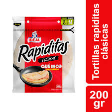 TORTILLAS RAPIDITAS CLASICAS IDEAL 200GR