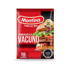 HAMBURGUESA DE VACUNO MONTINA 100GR