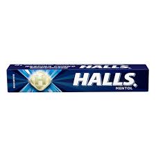 HALLS MENTOL 28GR
