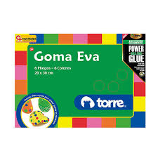 GOMA EVA TORRE 6 COLORES