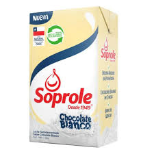 LECHE SEMIDESCREMADA CHOCOLATE BLANCO SOPROLE 1L