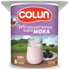 YOGURT BATIDO COLÚN MORA 125GR