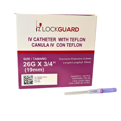 CATETER LOCKGUARD 26G