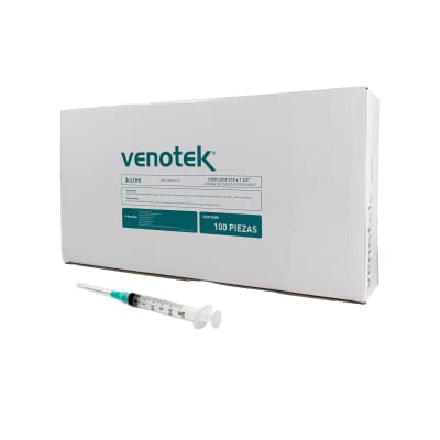 JERINGA VENOTEK 3ml.2