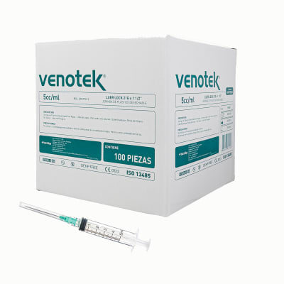 JERINGA VENOTEK 5ml.2