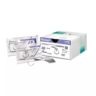 SUTURA BRAUN NOVOSYN10