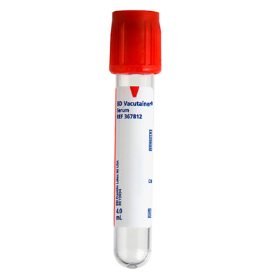 TUBO B. D. ROJO 10ML.