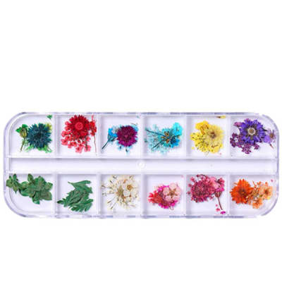 DECORACION PARA UÑAS FLORES SECA